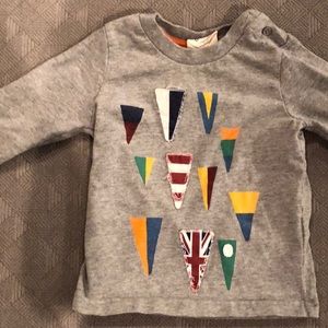 Min Boden 1.5-2yo sailing shirt vintage design
